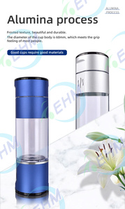 Bouteille d'eau hydrogénée élégante 3000+ Ppb Générateur d'eau hydrogénée pour les produits de santé Flacon d'eau riche en hydrogène - Product Image 3