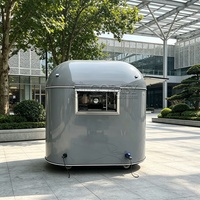 Remorque alimentaire Goeasy Outdoor en fibre de verre et aluminium pour la restauration rapide, idéale pour les startups et les événements