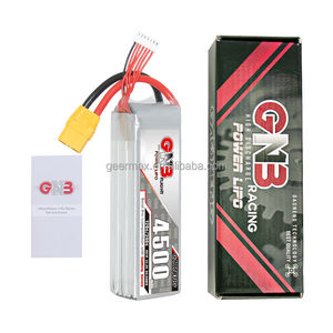 UAV 구성 요소 배터리 XT60 XT90 인터페이스 옵션 RC <span class=keywords><strong>LiPo</strong></span> 6S1P 드론 부품 배터리 GAONENG GNB <span class=keywords><strong>4500mah</strong></span> <span class=keywords><strong>6S</strong></span> 22.2V 120C - Product Image 1