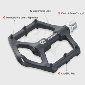 AL-99 vélo pliant noir 2DU pédale Aluminium 126x106x21mm vélo de route pédales vélo dame/homme pédale - Product Image 5