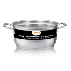 Casseruola Inox (20cm) fonda DELIZIOSA LAGOTHERM Cromo lucido 010733031020 - Product Image 2
