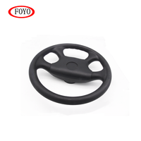 Accessoires pour bateaux de la marque Foyo, volant sport de luxe noir à 4 branches, volant en plastique pour bateau marin, yacht