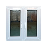 Fenêtres à battants horizontaux modernes en PVC certifiées CE, en acier inoxydable pour les zones à fort vent (ouragan), certifiées Energy Star