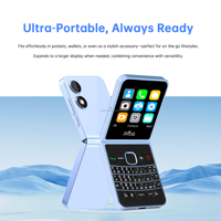 2,6 pulgadas MINI Phone Pocket2 48MB 128MB Qwerty Phone Feature Phone con AI Chatgpt