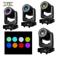 150W DMX512 LED Moving Head Spot-Licht mit 7+7 Gobos, Dual-Prismen, 7 Farben, Dual-Aperturen, Soundaktiviert, Master-Slave für Veranstaltungen