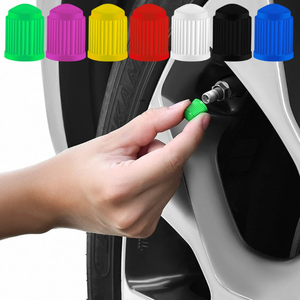 23055 MTB bici Schrader coperchio valvola senza anello di gomma AV moto pneumatico tappo valvola in plastica <span class=keywords><strong>auto</strong></span> tappi valvole - Product Image 3
