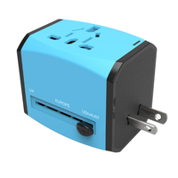 Adaptateur de voyage universel portable, nouveau, à la mode, avec quatre ports usb et de type c, prise électrique