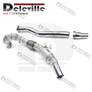 Tuyau de descente droit OBM pour VW GOLF 7R/7.5R GOLFR 2.0T 2012-2019 Tuyaux d'échappement en acier inoxydable - Product Image 6