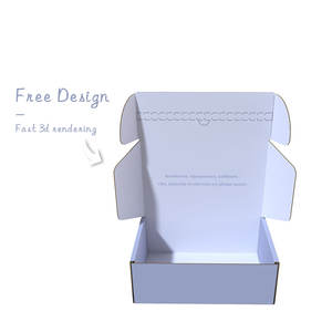 थोक कस्टम मुद्रित नालीदार कार्डबोर्ड शिपिंग बक्से डाक कागज मेलर के साथ डाक कागज मेलर - Product Image 5