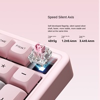 Clavier mécanique 101 touches, tri-mode, silencieux, conception personnalisée avec joint, amortissement sonore multicouche, interrupteurs remplaçables à chaud