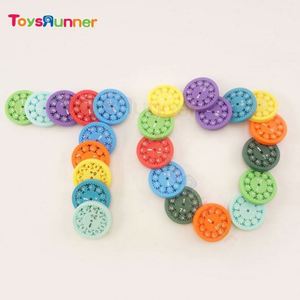 Spinner Sensorial Antiestrés Personalizado para Niños, Juguete de Silicona PU, Novedad, Juguete Divertido, Alivio del Estrés Digital, Juegos de Matemáticas, Herramienta de Aprendizaje - Product Image 4