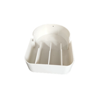 DIY Cylindrique Tuyau EN PVC Pas Perchoir Suspendus De Poulet Chargeur Port Avec Housse De Pluie Pour Poussins De Volailles Oiseaux Cailles D'alimentation Equ PH-260