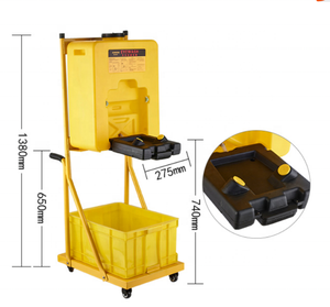 Móvil ojo lavadora 14-galón (53L) ABS plásticos <span class=keywords><strong>de</strong></span> ingeniería <span class=keywords><strong>de</strong></span> emergencia para los <span class=keywords><strong>ojos</strong></span> <span class=keywords><strong>de</strong></span> la estación para laboratorio industria sellado confiable - Product Image 3
