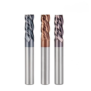 Carbide rắn endmill CNC Cutter công cụ cho kim loại phay Cutter Router bits vuông mặt End <span class=keywords><strong>Mill</strong></span> HRC 45/55/60/65 - Product Image 4