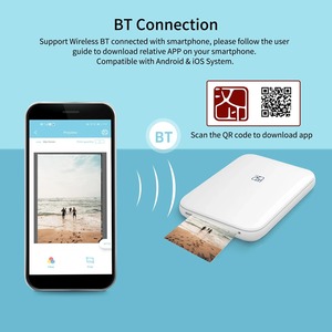 เครื่องพิมพ์เลเซอร์แบบพกพาสี MT53ขนาด2x3นิ้ว, ขนาดเล็กพกพาสะดวกมีไวไฟสำหรับเครื่องพิมพ์บลูทูธกระดาษหลังเหนียว - Product Image 6