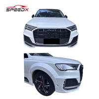 Pour Audi Q7 SQ7 2020-2023 ABT Style mise à niveau Kit de carrosserie large garde-boue Flare jupe latérale diffuseur de becquet arrière