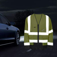 Chaleco de Seguridad Reflectante de Alta Visibilidad Amarillo Fluorescente Naranja, 100% Poliéster, Chaleco de Seguridad, Ropa de Trabajo