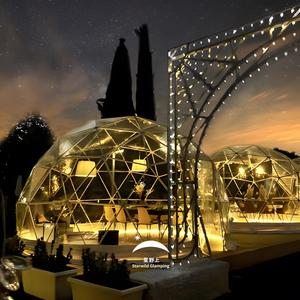 Dôme géodésique imperméable de 3,6 m de diamètre, tente de glamping, véranda pour jardin et extérieur - Product Image 6