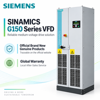 Variateur de fréquence Siemens SINAMICS G150 Série 110kW-2800kW 6SL3710 VFD, contrôleur de vitesse de moteur pour automatisation industrielle