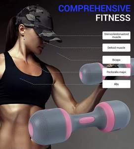 Pour <span class=keywords><strong>Amazon</strong></span> vente chaude 10kg <span class=keywords><strong>haltères</strong></span> portables réglables ensemble de gymnastique de remise en forme à domicile pour les femmes <span class=keywords><strong>poids</strong></span> libres - Product Image 2