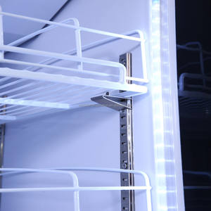 Refroidisseur commercial à affichage en gros Réfrigérateur à température unique à air pour boissons de supermarché Réfrigérateur à double porte de 1200L - Product Image 6