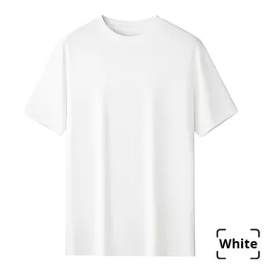 Camiseta blanca fresca de gama alta para hombre 60 unidades {60 unidades para algodón Pima} de manga corta 100% productos cuidadosamente seleccionados Supima - Product Image 6