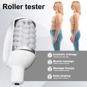 Macchina per Massaggio con Rullo in Silicone e Plastica ABS, Trattamento per Drenaggio Linfatico, Perdita di Grasso e Lifting Cutaneo per Cellulite Corporea - Product Image 5