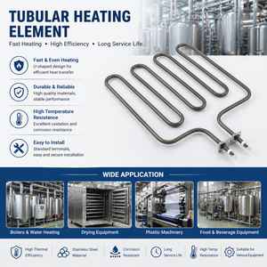 <span class=keywords><strong>Elemento</strong></span> Calefactor Tubular de Acero Inoxidable Personalizado de 2000W 3000W 3U 4U 5U para Calentador de Sauna Eléctrico - Product Image 1