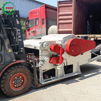 Broyeur de palettes en bois industriel avec déchiqueteuse de bois usagé 5-7t/h, système automatique de retrait des clous pour la production de biocarburant