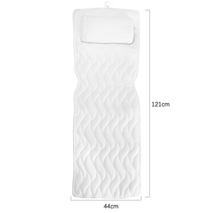 Cuscino da bagno <span class=keywords><strong>per</strong></span> vasca da bagno-tappetino completo e cuscino poggiatesta <span class=keywords><strong>per</strong></span> le donne gli uomini, cuscini di lusso <span class=keywords><strong>per</strong></span> il collo e la schiena nella vasca idromassaggio <span class=keywords><strong>doccia</strong></span> - Product Image 6