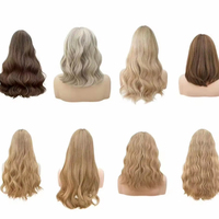 Nouvelle Collection Livraison Rapide Prix de Gros Perruque Sans Colle 100% Cheveux Humains Remy avec Dentelle Transparente HD et Mèches Blondes Balayage