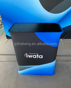 HEBANG 3X3 10X10Ft Cabine Photo Promotionnelle Portable en Aluminium avec Bannière de Fond d'Exposition en Matériau Graphique 100% Polyester - Product Image 3