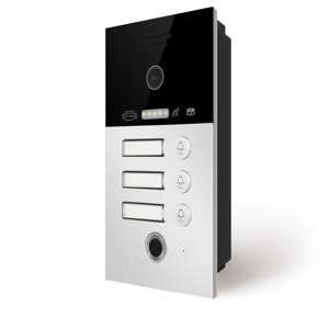 Videophone 3 Apartments Tuya <strong>Video</strong> Door Bell Private Label Tuya Doorbell with Finger Print <strong>Video</strong> <strong>Intercom</strong> <strong>System</strong> - Product Image 4