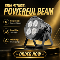 Projecteur LED COB professionnel 200W (4x50W) blanc chaud/froid pour scène, DMX512, idéal pour mariages, églises, discothèques, DJ et équipement de théâtre