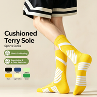 Chaussettes de sport OEM en gros pour enfants et hommes – Course, cyclisme, basketball – Tricotées, montantes, avec bordure inférieure renforcée, collection Printemps