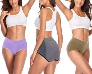 New <span class=keywords><strong>2025</strong></span> Màu Rắn Giấu Eo <span class=keywords><strong>Cotton</strong></span> Ngắn <span class=keywords><strong>G</strong></span>ọn Sexy Panty Kích Thước Lớn Của Phụ Nữ Sexy Đồ Lót Phụ Nữ Giảm Béo Shapewear Pantie - Product Image 4