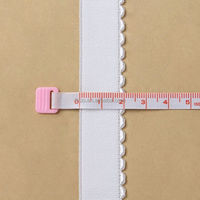 Moustiquaire en Nylon souple, bord de piquet élastique pour lingerie, 10mm