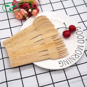 Top Seller Talheres Biodegradável Colher Garfo Faca De Bambu Descartáveis Talheres Ustensílios - Product Image 3