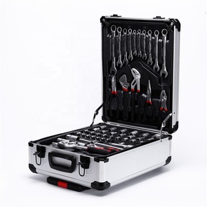 NEOBRISKEN 187 piece set multifunctional auto repair tool set hardware tools aluminum box set portable car repair tool box