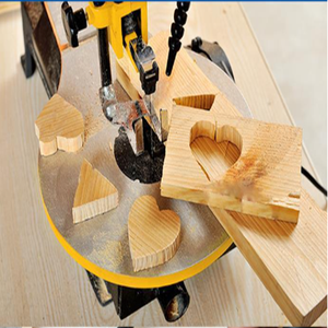 Masaüstü Diy Woodworker tezgah aracı Mini çekme çiçek testere Jig testere değişken hız ahşap kesme kaydırma testere ile çalışma LED ışık - Product Image 6