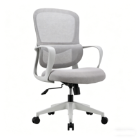 Chaise de bureau exécutive ergonomique en maille, nouveau design, mécanisme papillon, inclinaison moderne, hauteur réglable, couleurs personnalisables