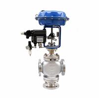 Vanne de régulation modulante en acier inoxydable 316, à brides, pour maintien du niveau constant du réservoir, pilotée par flotteur, pour réservoir d'eau