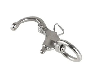 Vòng xoay <span class=keywords><strong>Snap</strong></span> còng dưới với phát hành nhanh chóng mùa xuân thép không gỉ Wire Rope phụ kiện - Product Image 3