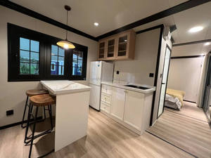 อาคารสำนักงานสำเร็จรูปจากแผ่นเหล็กแซนด์วิชสำหรับใช้ในวิลล่า บ้านคอนเทนเนอร์พับได้แบบขยายได้ - Product Image 6