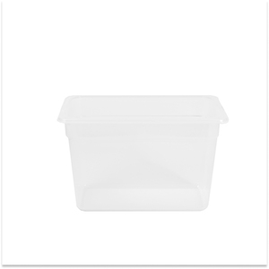 GN 1/9 100MM Container Without Lid Professional Grade <b>Plastic</b> GN Container For Restaurant Prep - Product Image 2