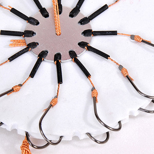 Hameçons Aohu Flip Hook avec tube en caoutchouc anti-emmêlement pour la pêche en eau douce au fond - Product Image 3