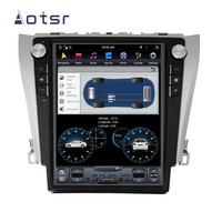 Ecran Tesla Android 9.0 pour Toyota Camry Aurion 2012-2017 Car Multimedia GPS Navigation Radio Player