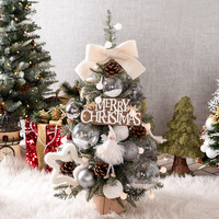 Kit de sapin de Noël DIY, ornement de table, décoration de Noël artificielle pour hôtel, maison, salon, vitrine