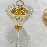 Encensoir en verre arabe du Moyen-Orient, écologique et durable, pour aromathérapie, encensoir à charbon musulman, ornements de décoration islamique pour la maison