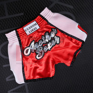 Pantalones Cortos de Muay Thai y Kickboxing de Alta Calidad, 100% Poliéster, Pantalones Cortos de MMA con Logotipo Personalizado - Product Image 6
